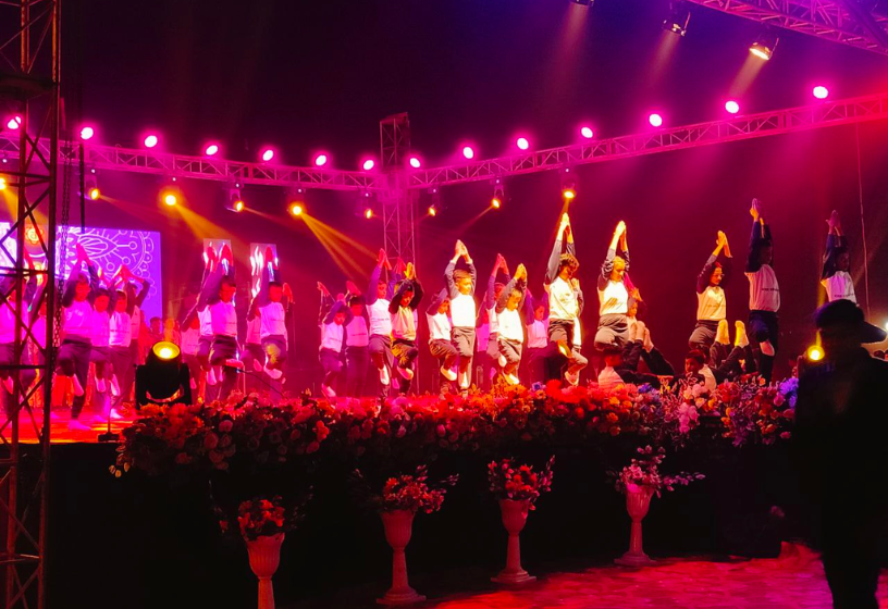 Students performing arts and music